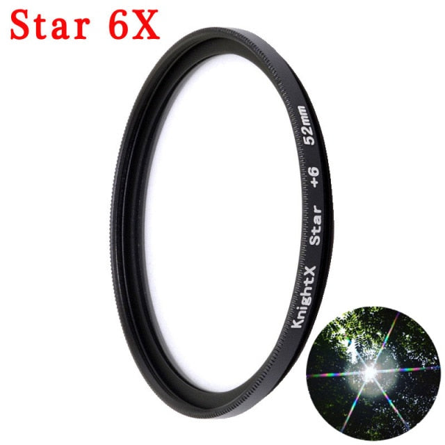 KnightX Professional  Phone Camera Macro Lens CPL Star Variable ND Filter all smartphones 37mm 52mm 55mm 58mm For canon nikon