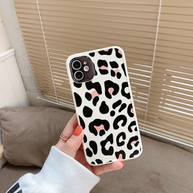 For iPhone 13 12 Pro Case Heart Flowers Phone Case For iPhone 12Mini 11Pro Max 8 7 Plus X XS Max XR Marble Soft TPU Bumper Cover