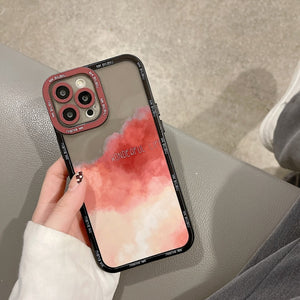 Retro Moon night Late cloud Phone Case For iPhone 13 Pro 11 12Pro Max XR XS Max 7 8 Plus X Lens Protection Shockproof Soft Cover